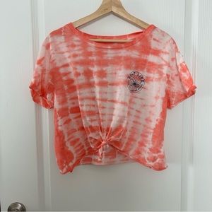 Salt Life L T Shirt Top Tie Dye Cropped Find Your Summer Stoke